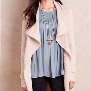 Anthropologie Boucle Cardigan Sweater